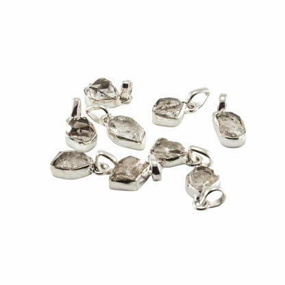 Herkimer Diamond Pendant Necklace - Sterling Silver 925 - Jewellery Australia