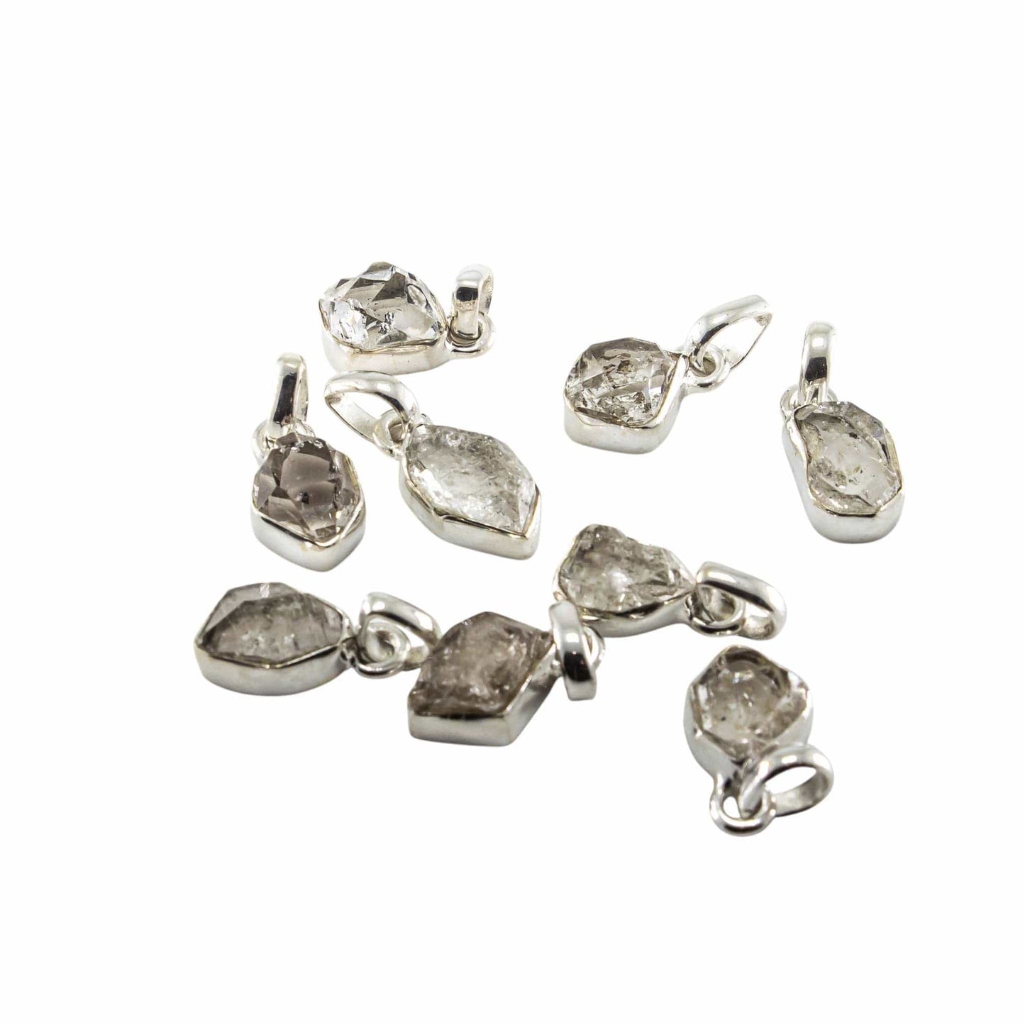 Jewellery Herkimer Diamond Pendant Necklaces Sterling Silver 925