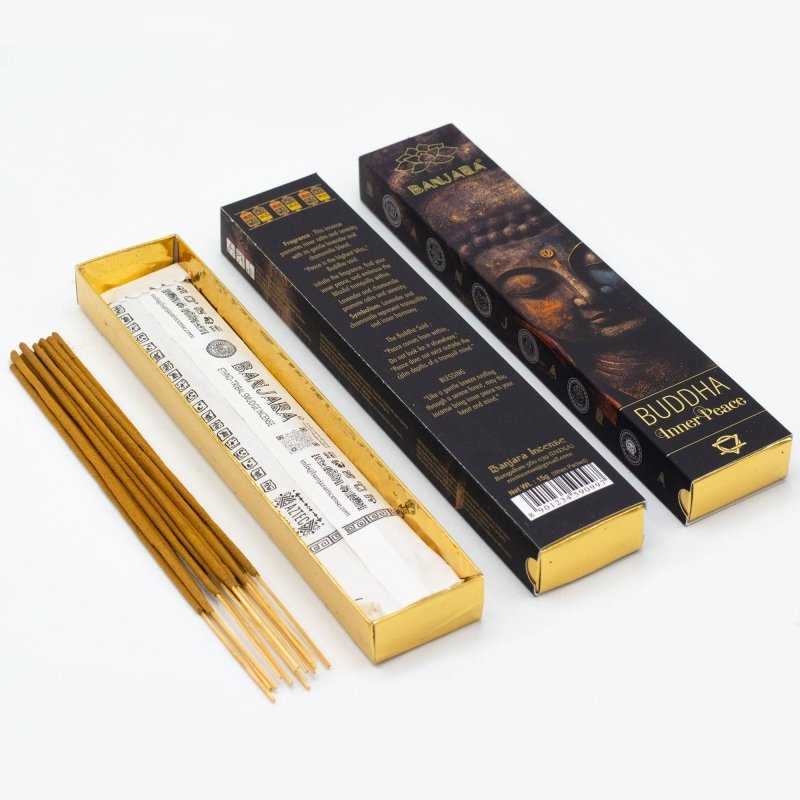 Inner Peace Buddha Incense Sticks 15g - Banjara Natural Incense - Incense Australia