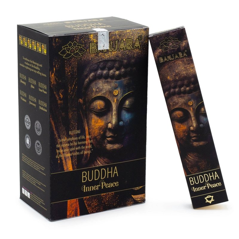 Inner Peace Buddha Incense Sticks 15g - Banjara Natural Incense - Incense Australia