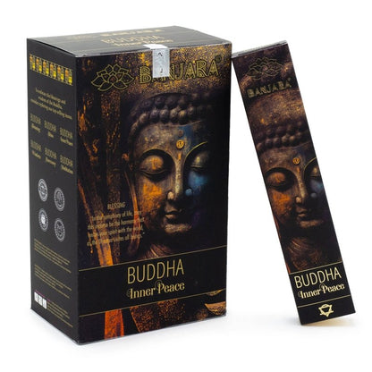 Inner Peace Buddha Incense Sticks 15g - Banjara Natural Incense - Incense Australia