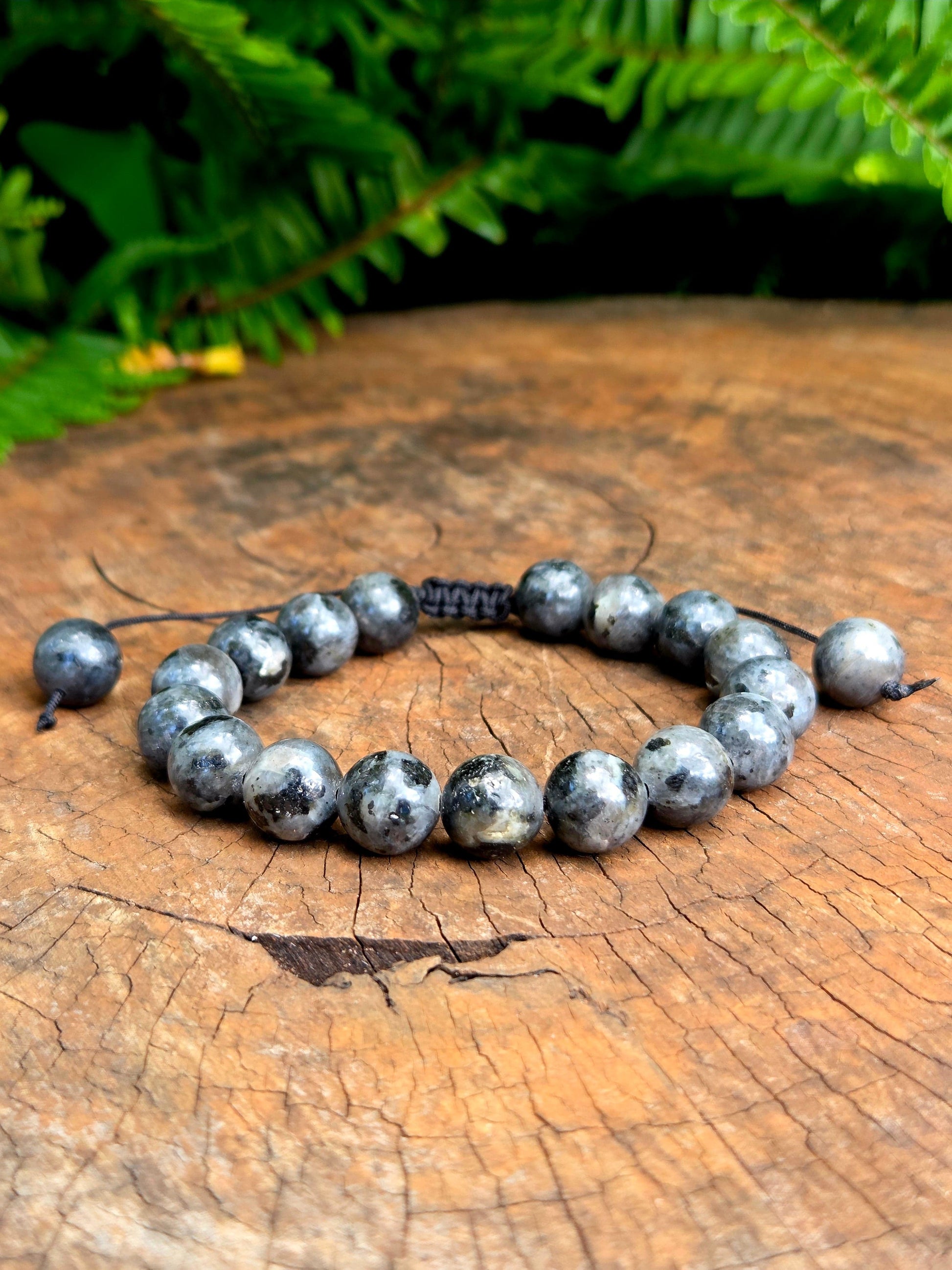Jewellery Labradorite Crystal Bracelet - 10mm Adjustable