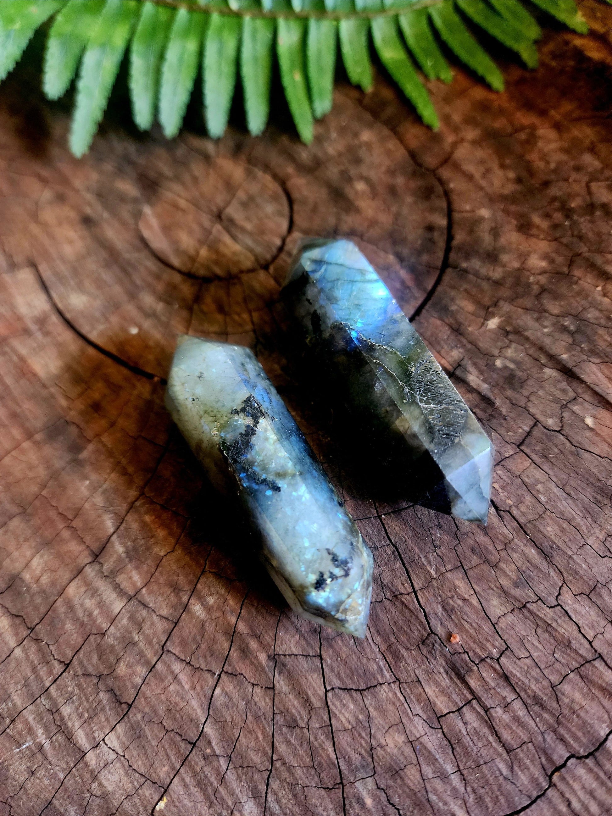 Labradorite Double Terminated Point Australia