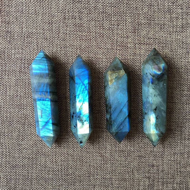 Labradorite Double Terminated Point - Crystals Australia