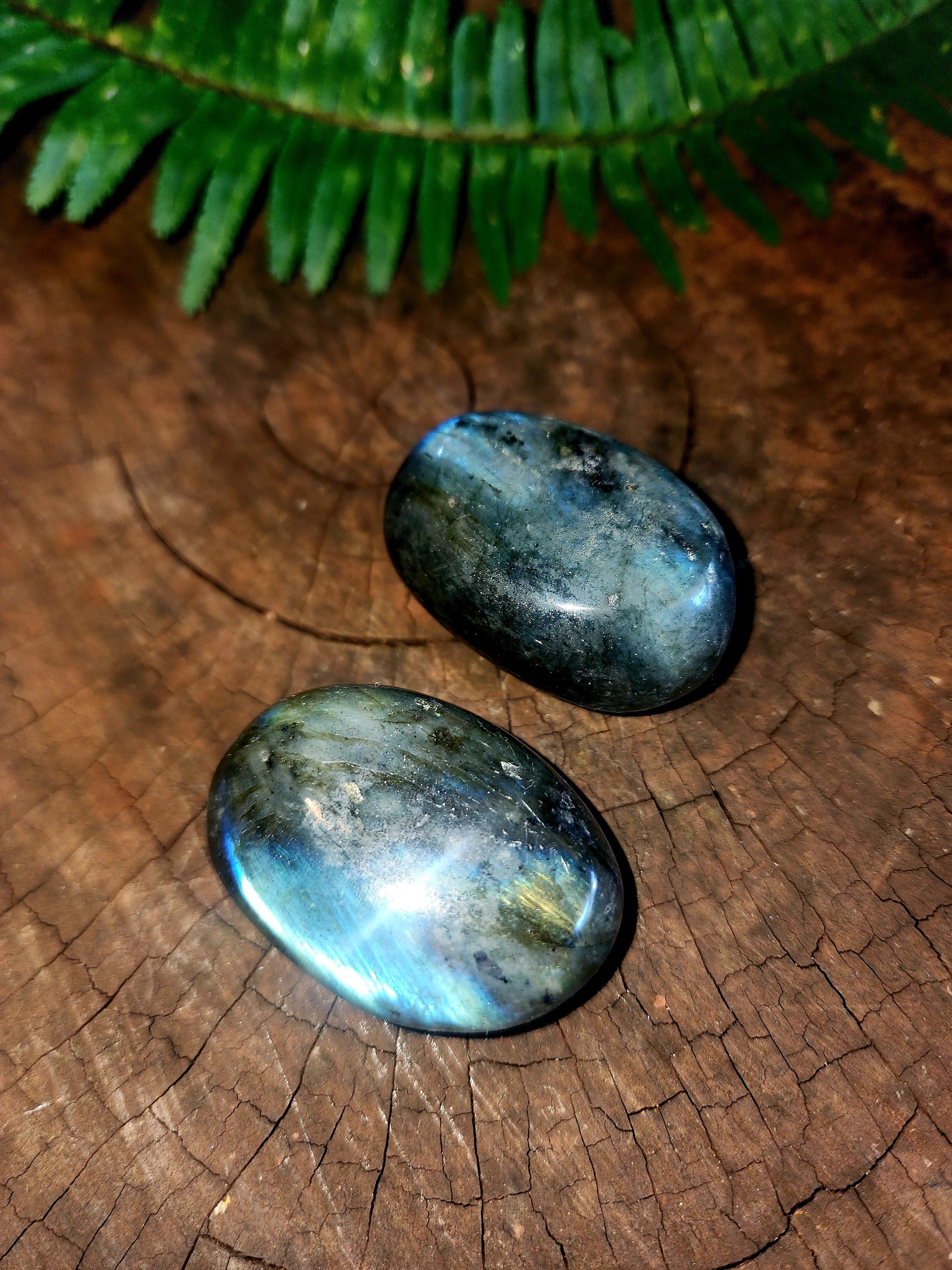 Labradorite Palm Stone Australia