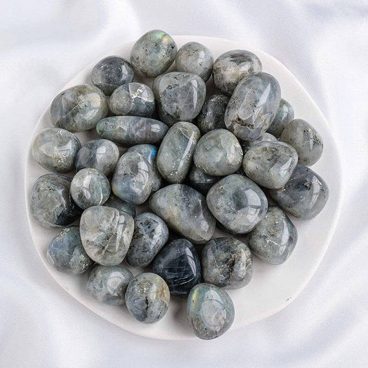 Crystals Labrodorite Tumble Stones Australia