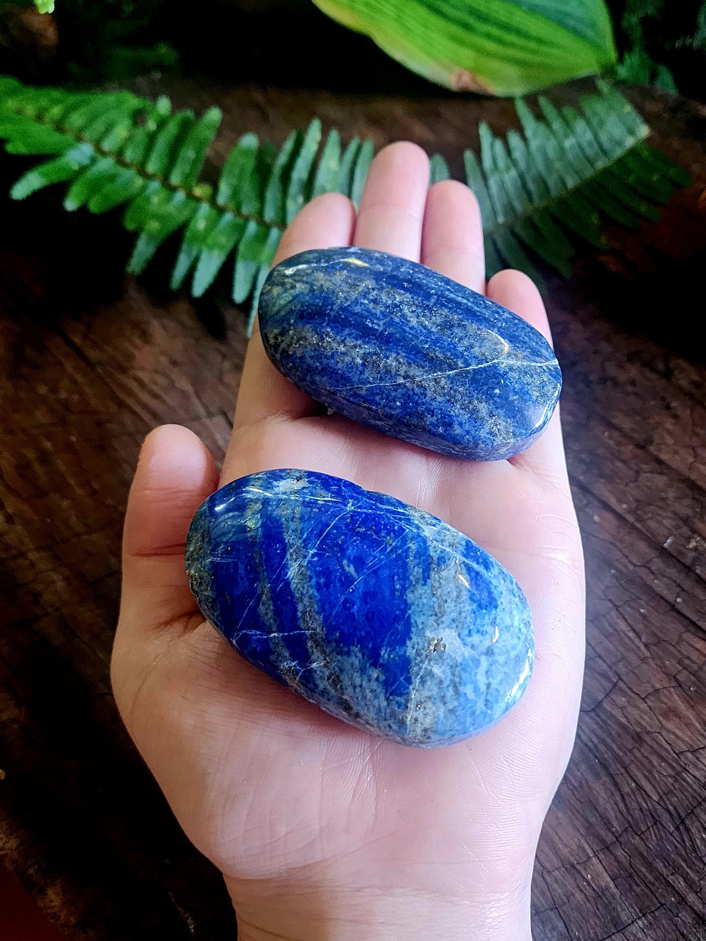 Lapis Lazuli Palm Stone Australia