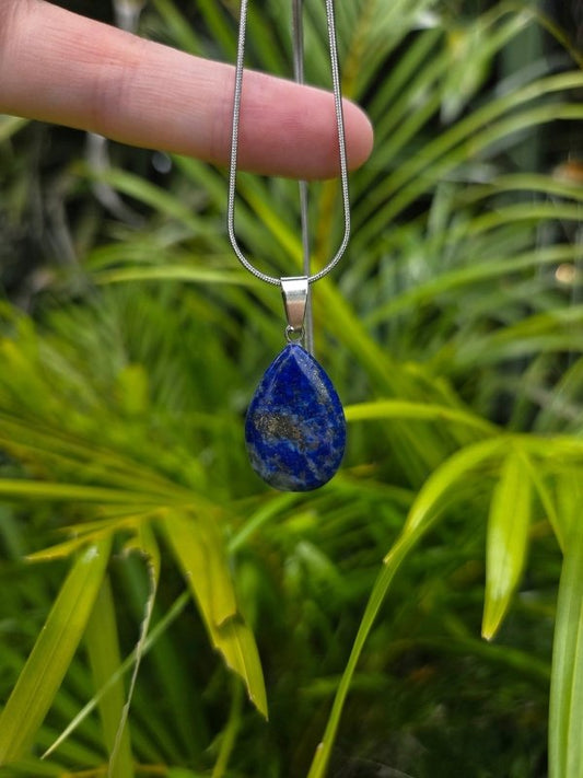 Lapis Lazuli Pendant Necklace - Teardrop - Jewellery Australia