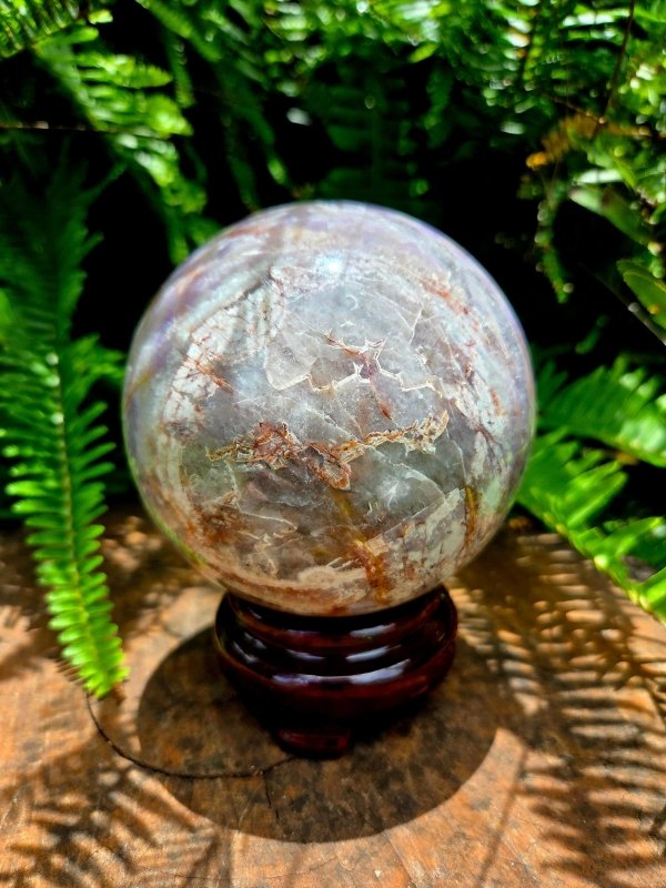 Large Amethyst Crystal Sphere 10cm - Crystals Australia