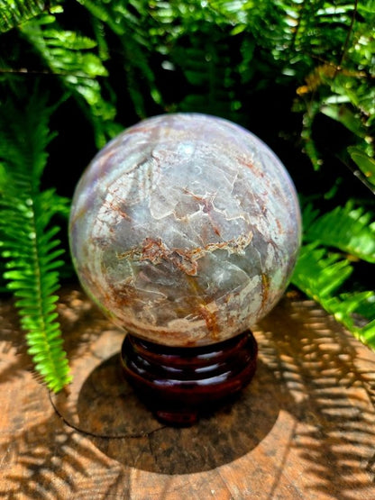 Large Amethyst Crystal Sphere 10cm - Crystals Australia