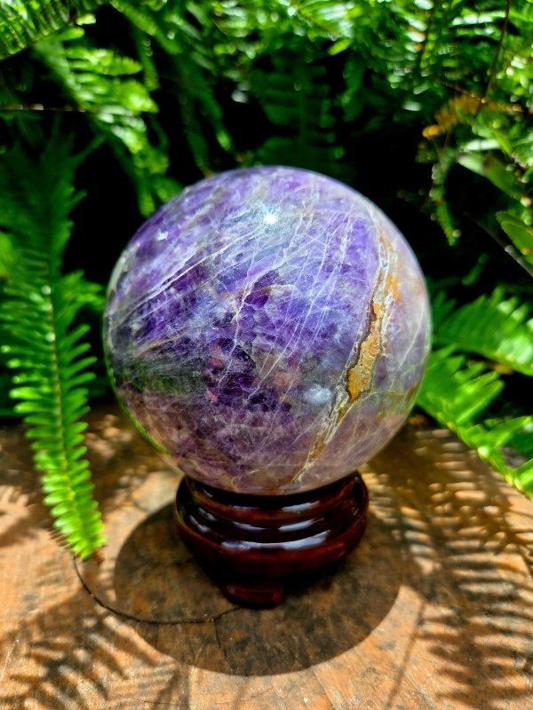 Large Amethyst Crystal Sphere 10cm - Crystals Australia