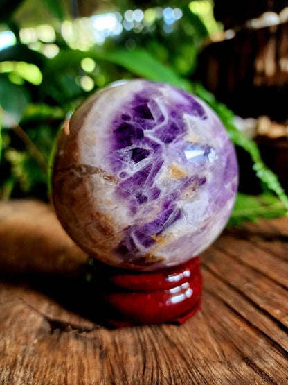 Large Amethyst Crystal Sphere 8cm - Crystals Australia