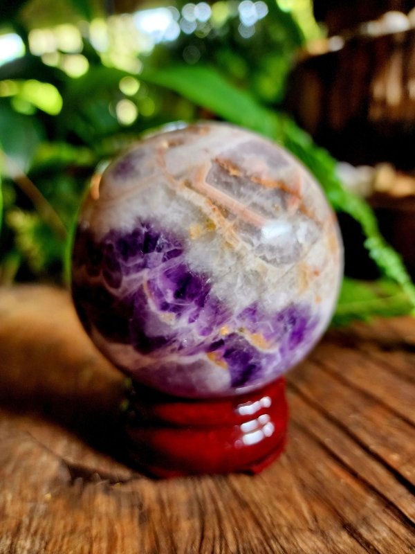 Large Amethyst Crystal Sphere 8cm - Crystals Australia