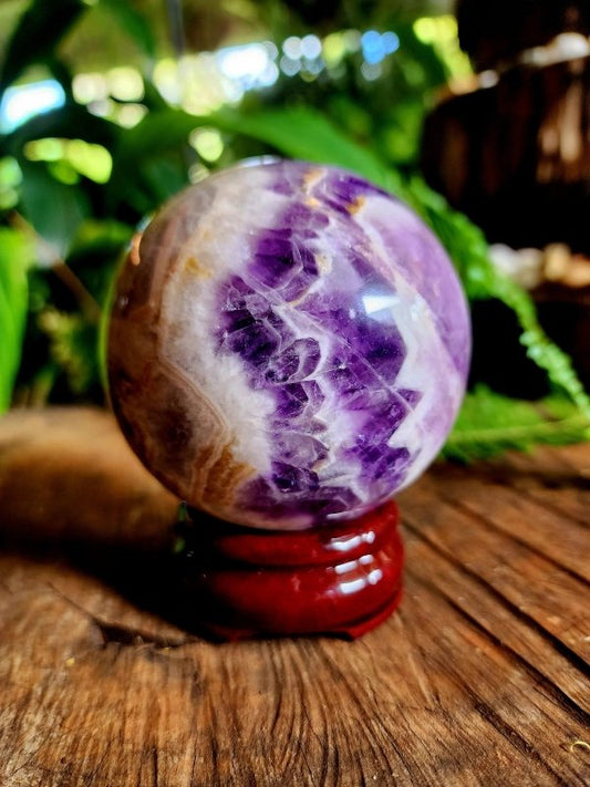 Large Amethyst Crystal Sphere 8cm - Crystals Australia