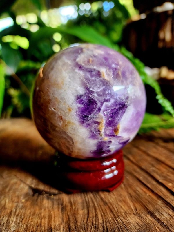Large Amethyst Crystal Sphere 8cm - Crystals Australia