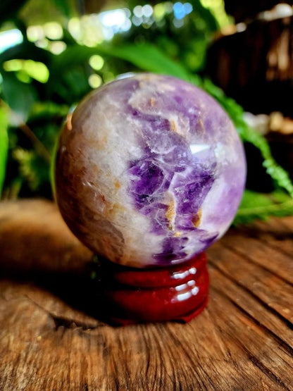Large Amethyst Crystal Sphere 8cm - Crystals Australia