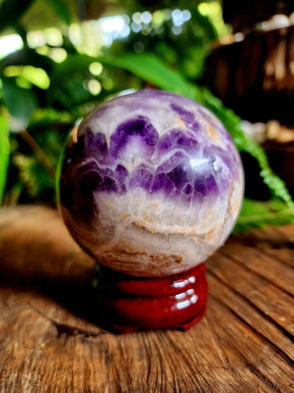Large Amethyst Crystal Sphere 8cm - Crystals Australia
