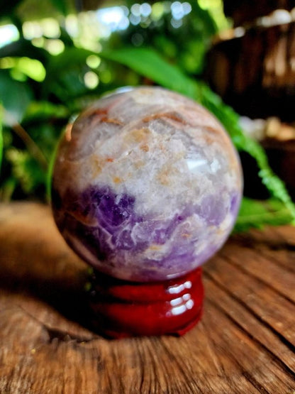 Large Amethyst Crystal Sphere 8cm - Crystals Australia