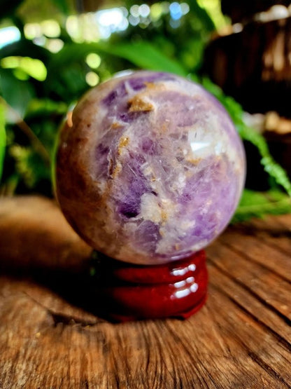 Large Amethyst Crystal Sphere 8cm - Crystals Australia