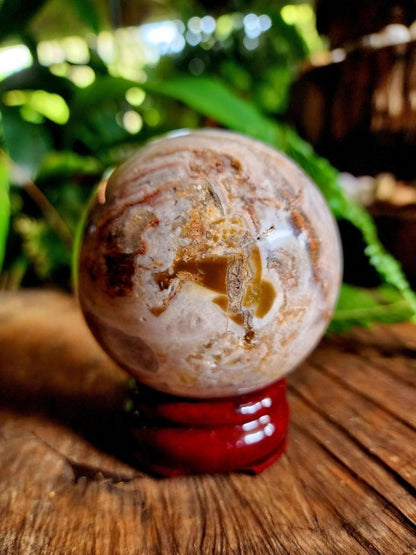 Large Amethyst Crystal Sphere 8cm - Crystals Australia