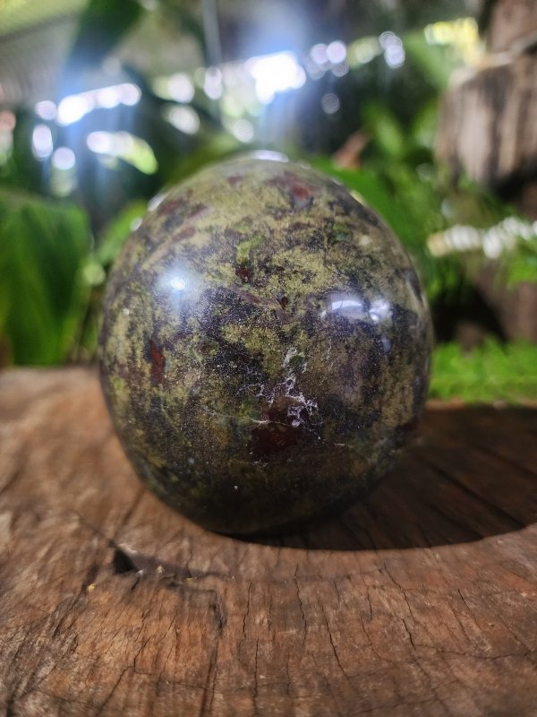 Large Dragon Blood Jasper Crystal Carved Skull 1.2kg - Carving Australia