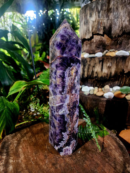 Crystals Large Dream Amethyst Tower Point 2350g 31cm