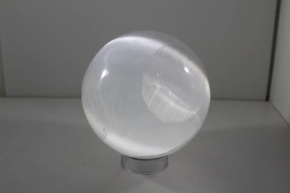 Large Selenite Sphere 12cm – Cleansing & Recharging - Crystals Australia