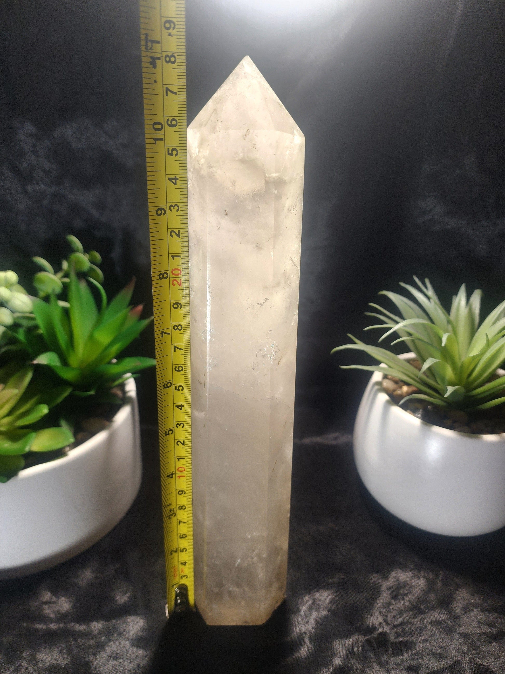 Crystals Large Smoky Citrine Quartz Crystal Tower Point 1000g 28cm Australia