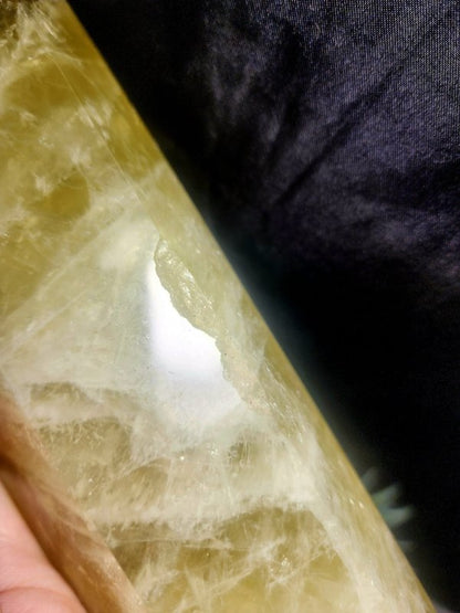 Large Smoky Citrine Quartz Crystal Tower Point 1218g 21cm - Crystals Australia
