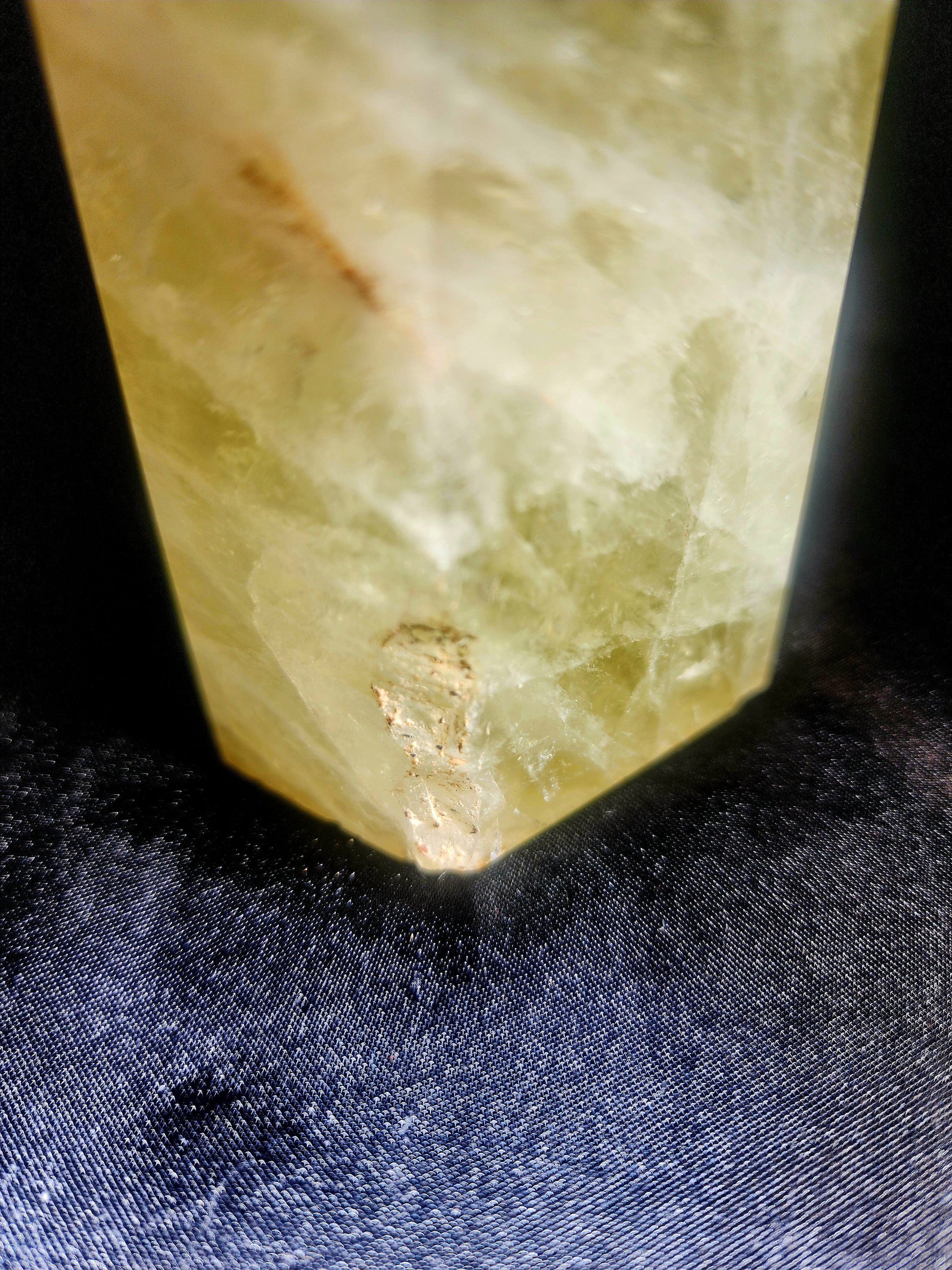 Crystals Large Smoky Citrine Quartz Crystal Tower Point 1218g 21cm Australia