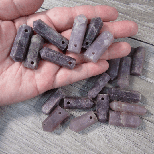 Lepidolite Crystal Pendant Necklace - Crystals Australia