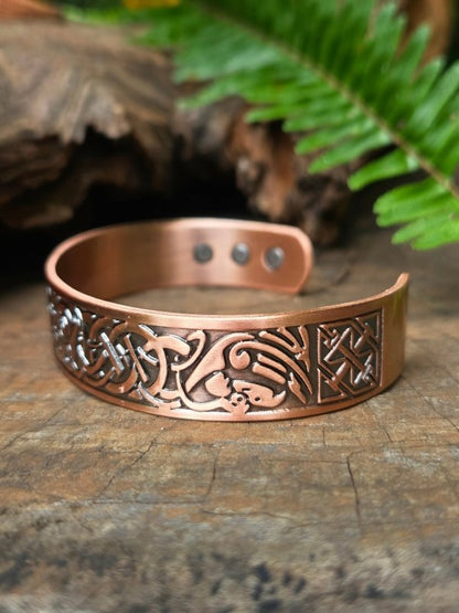 Magnetic Pure Copper Bracelet - Celtic Knot - Jewellery Australia