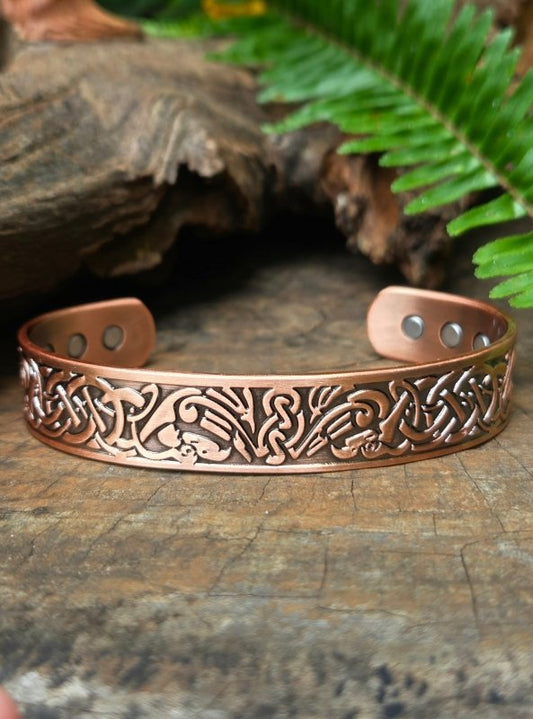 Magnetic Pure Copper Bracelet - Celtic Knot - Jewellery Australia
