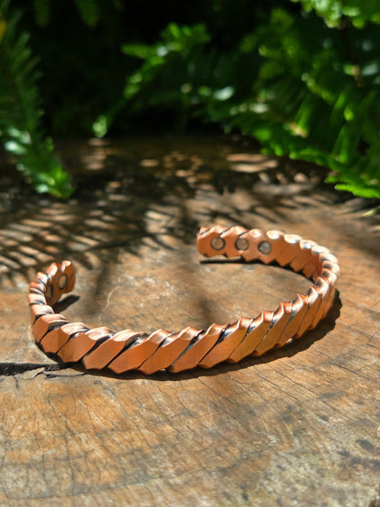 Jewellery Magnetic Pure Copper Bracelet - Twisted