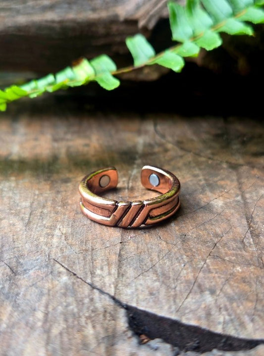Magnetic Pure Copper Ring - Jewellery Australia