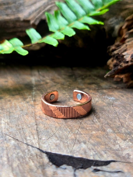 Magnetic Pure Copper Ring - Jewellery Australia