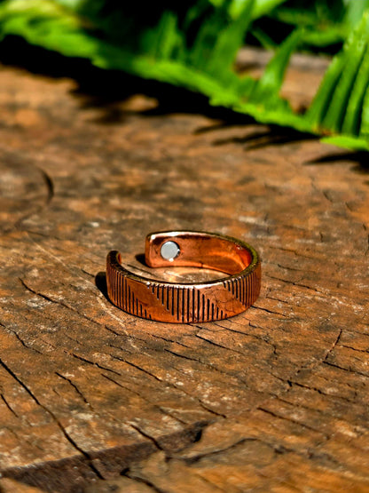 Jewellery Magnetic Pure Copper Ring