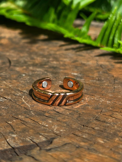 Jewellery Magnetic Pure Copper Ring