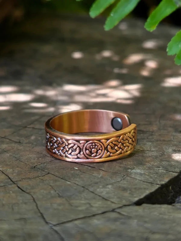 Magnetic Pure Copper Ring - Vintage - Copper Australia