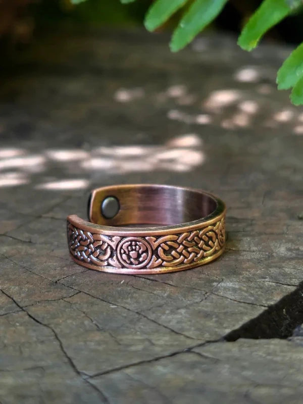 Magnetic Pure Copper Ring - Vintage - Copper Australia