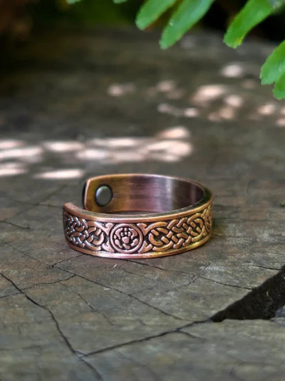 Magnetic Pure Copper Ring - Vintage - Copper Australia