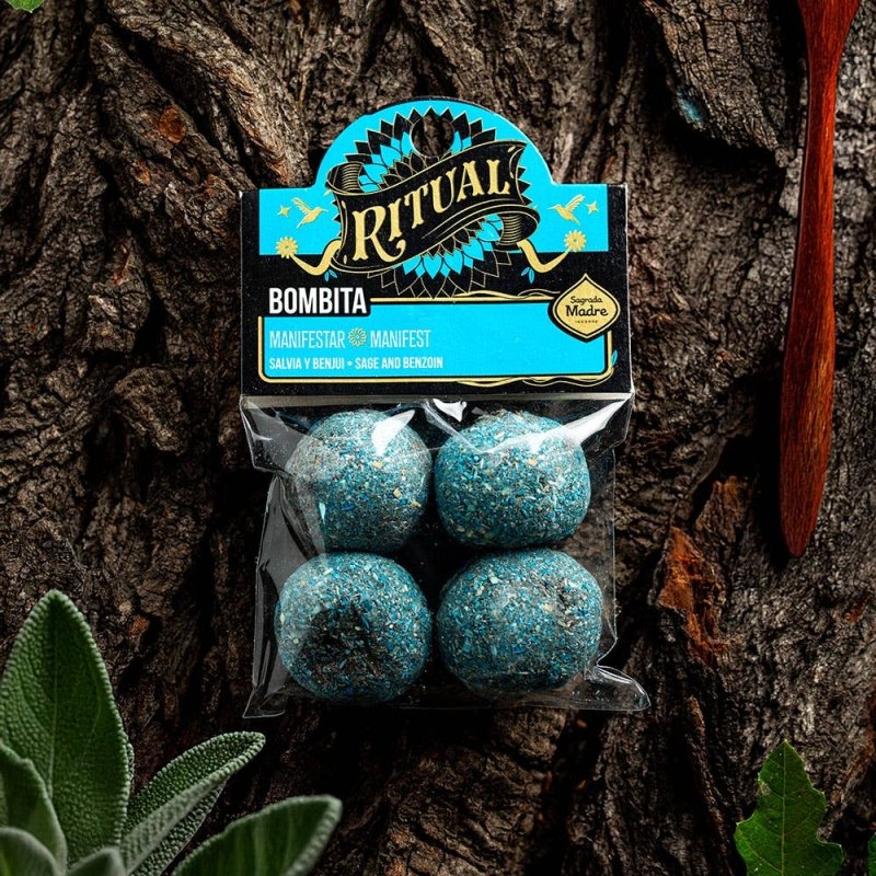 Manifest Ritual Smudge Bombs - Sage & Benzoin - Sagrada Madre - Accessories Australia