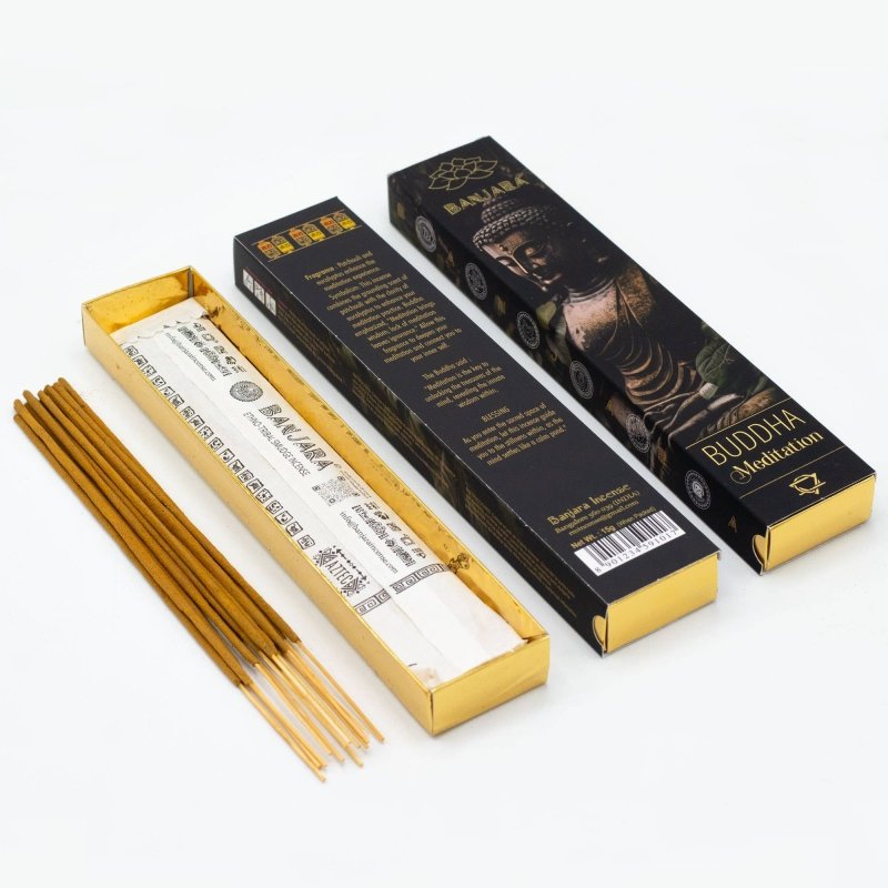 Meditation Buddha Incense Sticks 15g - Banjara Natural Incense - Incense Australia