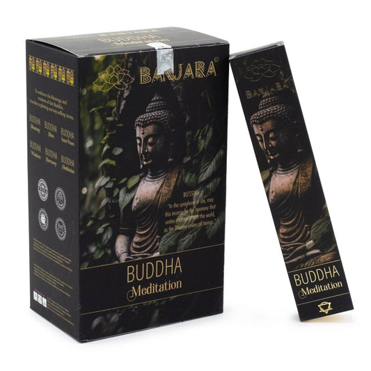 Meditation Buddha Incense Sticks 15g - Banjara Natural Incense - Incense Australia