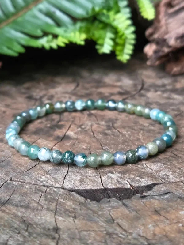 Moss Agate Bracelet - Crystals Australia