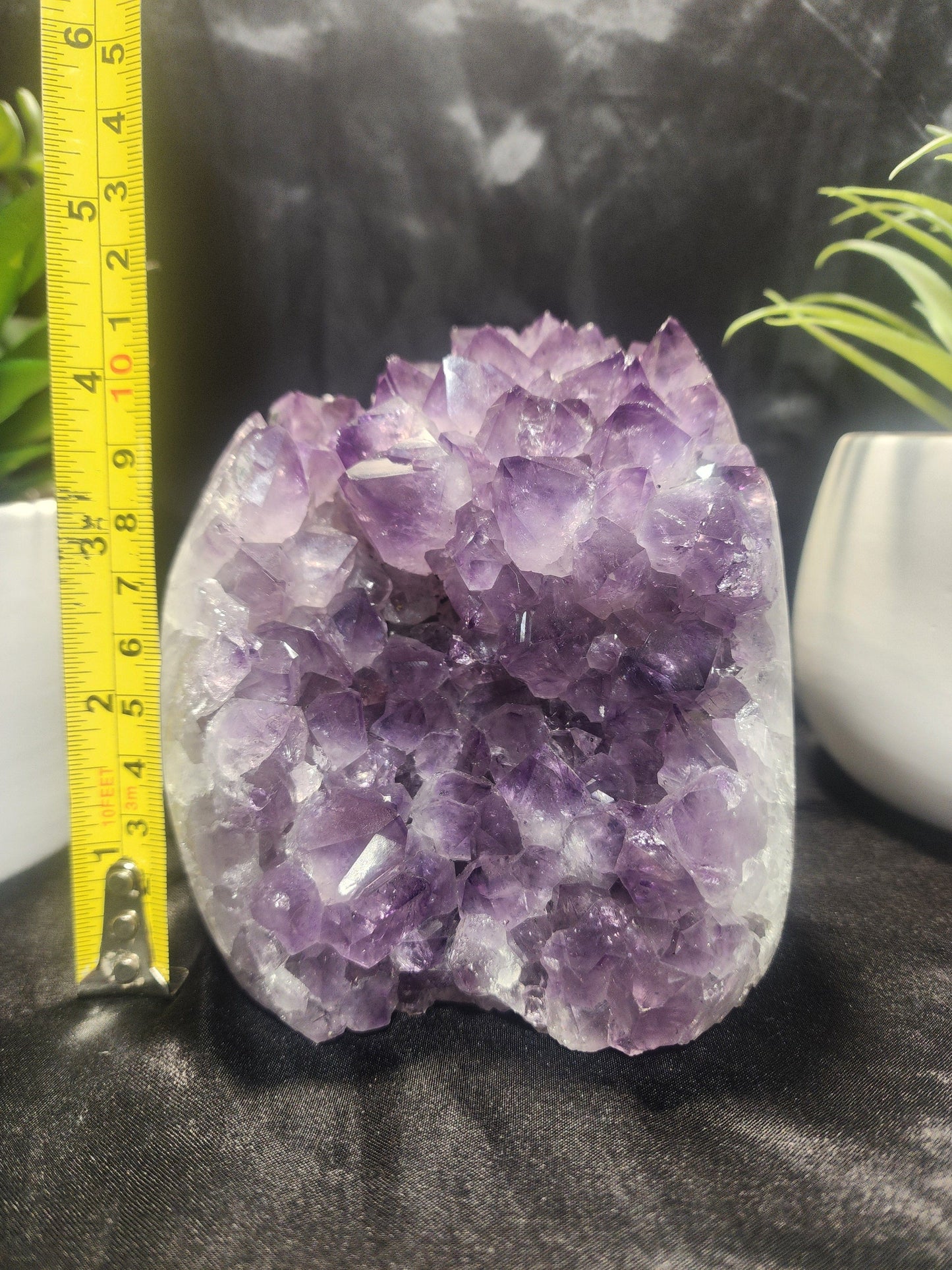 Crystals Natural Amethyst Cluster Geode 1271g Australia