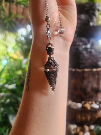 Obsidian Orgonite Pendulums - Crystals Australia