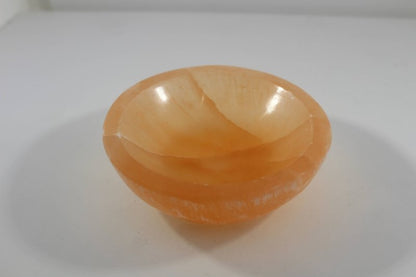 Orange Selenite Bowl 10cm - Charging & Cleansing - Crystals Australia