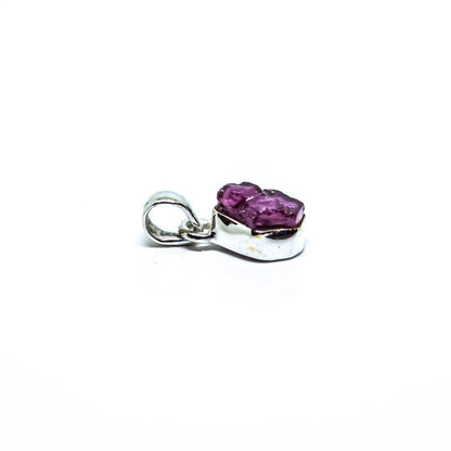 Pink Tourmaline Pendant Necklace - Sterling Silver 925 - Jewellery Australia