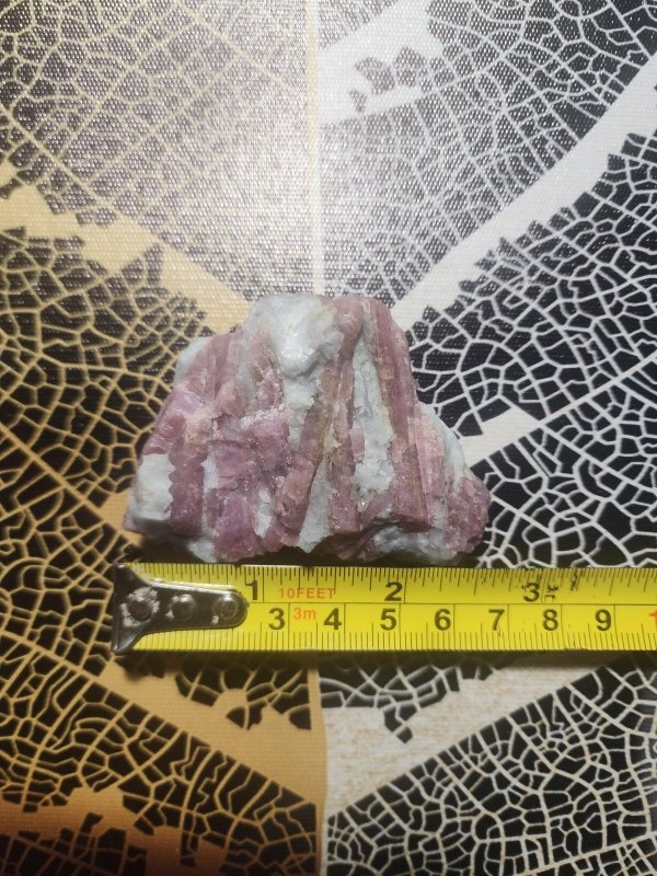 Pink Tourmaline Rubellite Natural Raw Crystal Specimen 74g - Crystals Australia